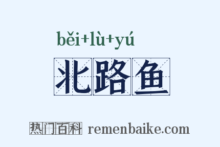 北路鱼是什么意思的图片